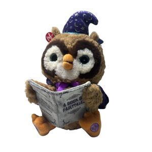 CUDDLE BARN - "OCTAVIUS" THE STORYTELLING OWL  Fairytale Light Up Animated